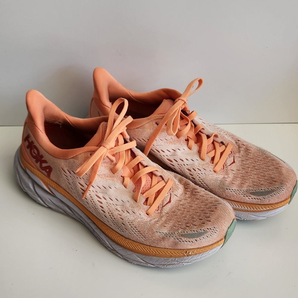 Hoka CLIFTON Women's Orange Running Shoes